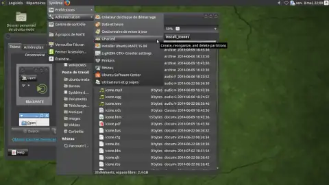 Ambiente de trabalho Ubuntu MATE